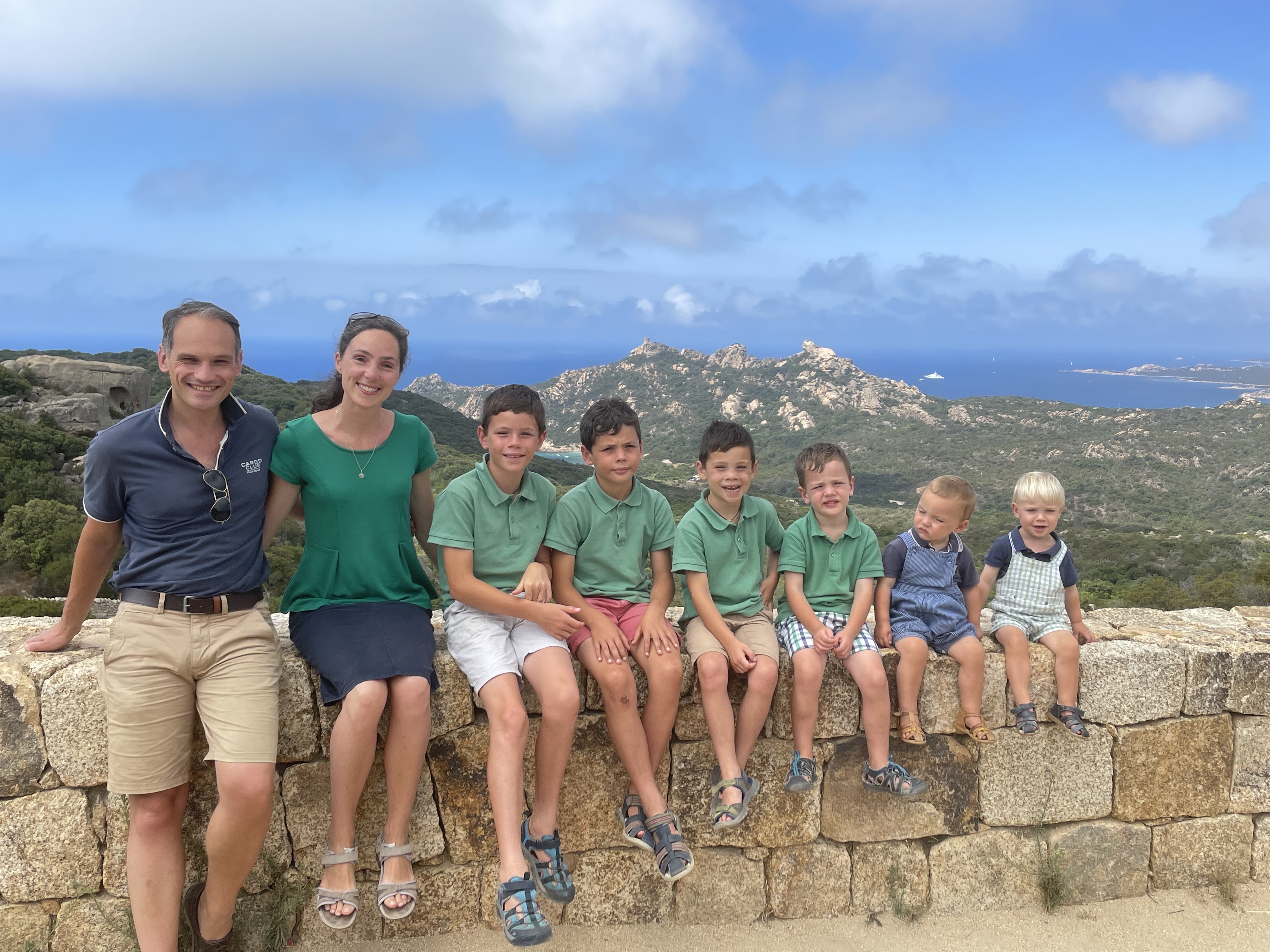 Thibault & Hélène, Antoine, Benoît, Colomban, Louis, Charles, Xavier et ?