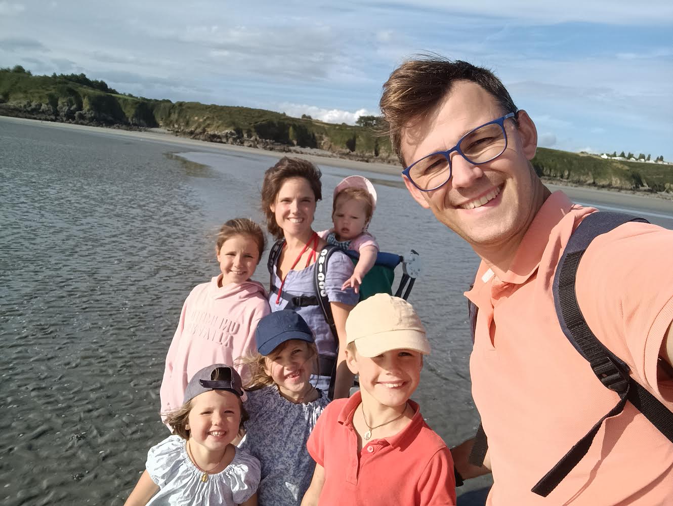 Joseph & Haude-Hélène, Aliénor, Arthur, Lorraine, Albane et Aurore